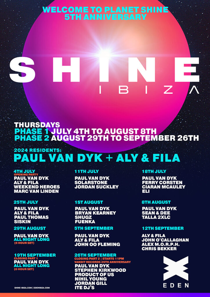 Shine Ibiza 2024